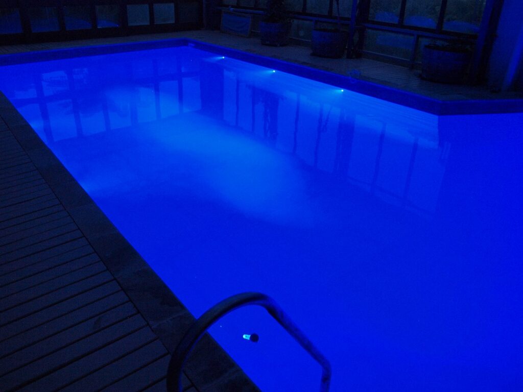 Pool In The Night Time