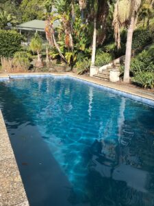 Swimming pool ready to diver in